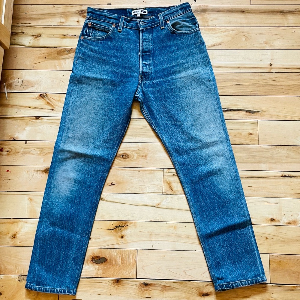Re/Done Levi Dark Wash 27 inseam 29"